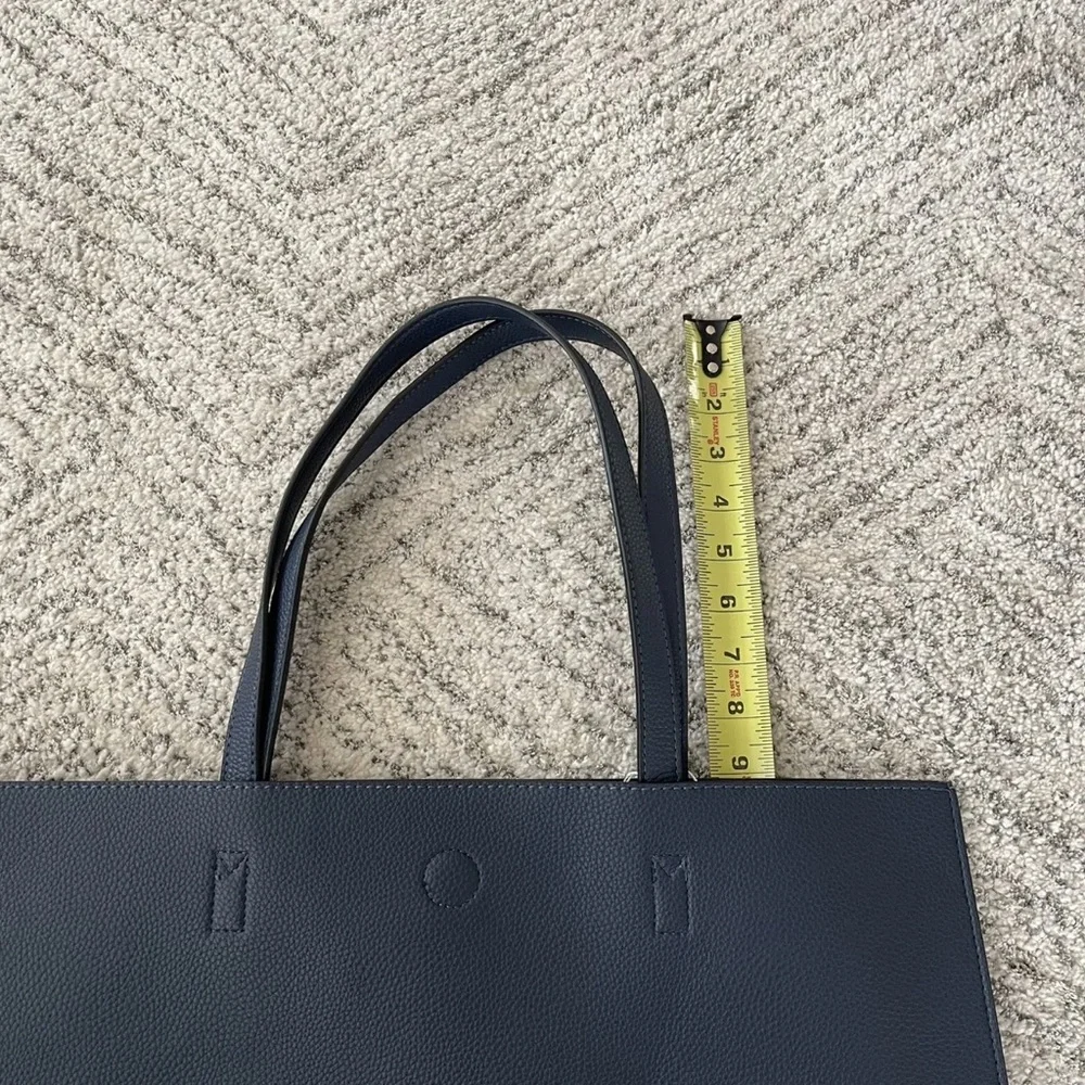 NAVY BLUE Vegan tote - Picture 5 of 12